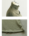 Super comfortable! A ribbed A-line tunic with a turtleneck that you'll want to wear every day