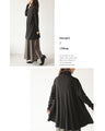 Super comfortable! A ribbed A-line tunic with a turtleneck that you'll want to wear every day