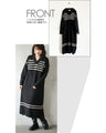 A one-piece look: A sophisticated black knit dress