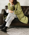 Quilted and fleece reversible outerwear