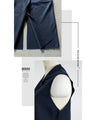 A knit long vest that will make you look sharp just by adding it
