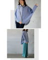 Loosely cute striped shirt