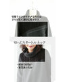 Simple and unique sophisticated design. Mixed material knit turtleneck top (Black)