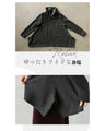 Simple and unique sophisticated design. Mixed material knit turtleneck top (Black)