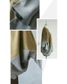 The different textures make this faux suede top stand out in khaki