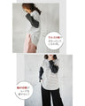 [Otona Original] A classic yet slightly unique piece. Striped top with a split design