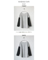 [Otona Original] A classic yet slightly unique piece. Striped top with a split design