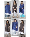 A loose-fitting dress for adults that can be worn in layers.