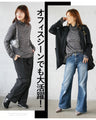 otona original tops: Floral shirring that can be the centerpiece of your outfit (gray)