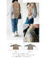 A stylish chiffon blouse with three patterns