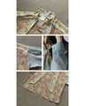 A stylish chiffon blouse with three patterns