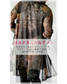 Fantasy Botanical Sheer Mesh Long Shirt