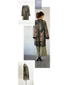 Fantasy Botanical Sheer Mesh Long Shirt