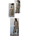 It's easy because it's attached! Ensemble-style tunic