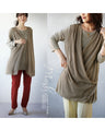 It's easy because it's attached! Ensemble-style tunic