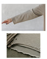 It's easy because it's attached! Ensemble-style tunic