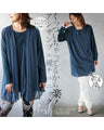 It's easy because it's attached! Ensemble-style tunic