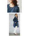 It's easy because it's attached! Ensemble-style tunic