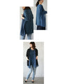 It's easy because it's attached! Ensemble-style tunic