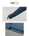 It's easy because it's attached! Ensemble-style tunic