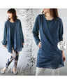 It's easy because it's attached! Ensemble-style tunic