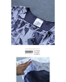 Unique sheer layered tunic in purple