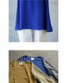A tunic blouse with sheer striped sleeves that stands out from the crowd