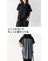 A sophisticated polo shirt made from different materials that can be worn like a blouse