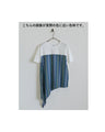 Asymmetrical T-shirt with a cute color scheme!