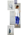 Asymmetrical T-shirt with a cute color scheme!