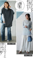 otona original Sheer border top, perfect for adding a little something