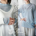 otona original Sheer border top, perfect for adding a little something