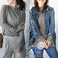 otona original Sheer border top, perfect for adding a little something