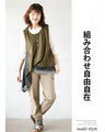A black khaki set that can be worn alone or layered for a variety of looks