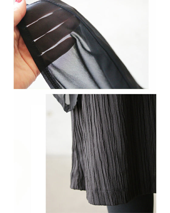 一枚で着ても重ねても変化を楽しめる セットアップ『ブラック カーキ』