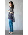 Watercolor Flower Dolman Top