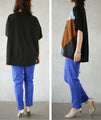 This is the perfect T-shirt with a different material and color scheme that will look great in summer