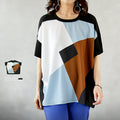 This is the perfect T-shirt with a different material and color scheme that will look great in summer