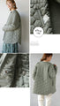 Soft, casual, stylish, not bulky quilted coat