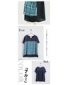 Adult checkered T-shirt for going out