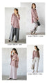 A loose dolman blouse for adults in dull pink