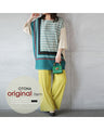 A tunic with a mix of eye-catching patterns and ribbing. Make exciting eye-catching patterns more accessible in 