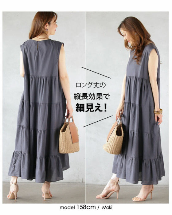 A tiered dress in subtle colors that will make adults' hearts flutter