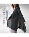 All you need is this slit sheer cardigan