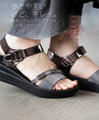 [Outlet item, no returns or exchanges] Sparkling cloth makes sports sandals look so stylish