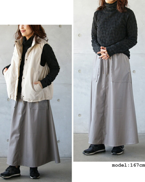 Take your style up a notch with this faux leather A-line skirt