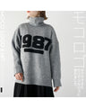 I fell in love with the fluffy logo made of boa.