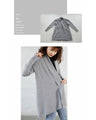 A knit cardigan with a casual yet elegant look, studded with jewels