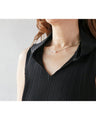 Sweet and cool hoodie pleated dress
