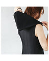 Sweet and cool hoodie pleated dress